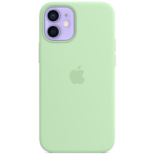 фото Чехол для apple iphone 12 mini silicone case with magsafe pistachio