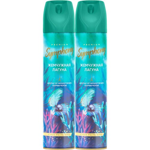 Освежитель воздуха, Symphony Expert, Premium, жемчужная лагуна, 300 мл, 2 шт