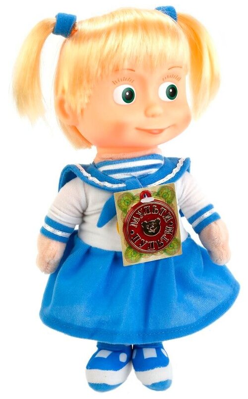 Интерактивная кукла Мульти-Пульти Маша-морячка, в пакете, 29 см, V92482/30A голубой
