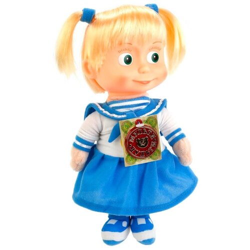 Интерактивная кукла Мульти-Пульти Маша-морячка, в пакете, 29 см, V92482/30A голубой кукла карапуз маша морячка 29 см серия маша и медведь