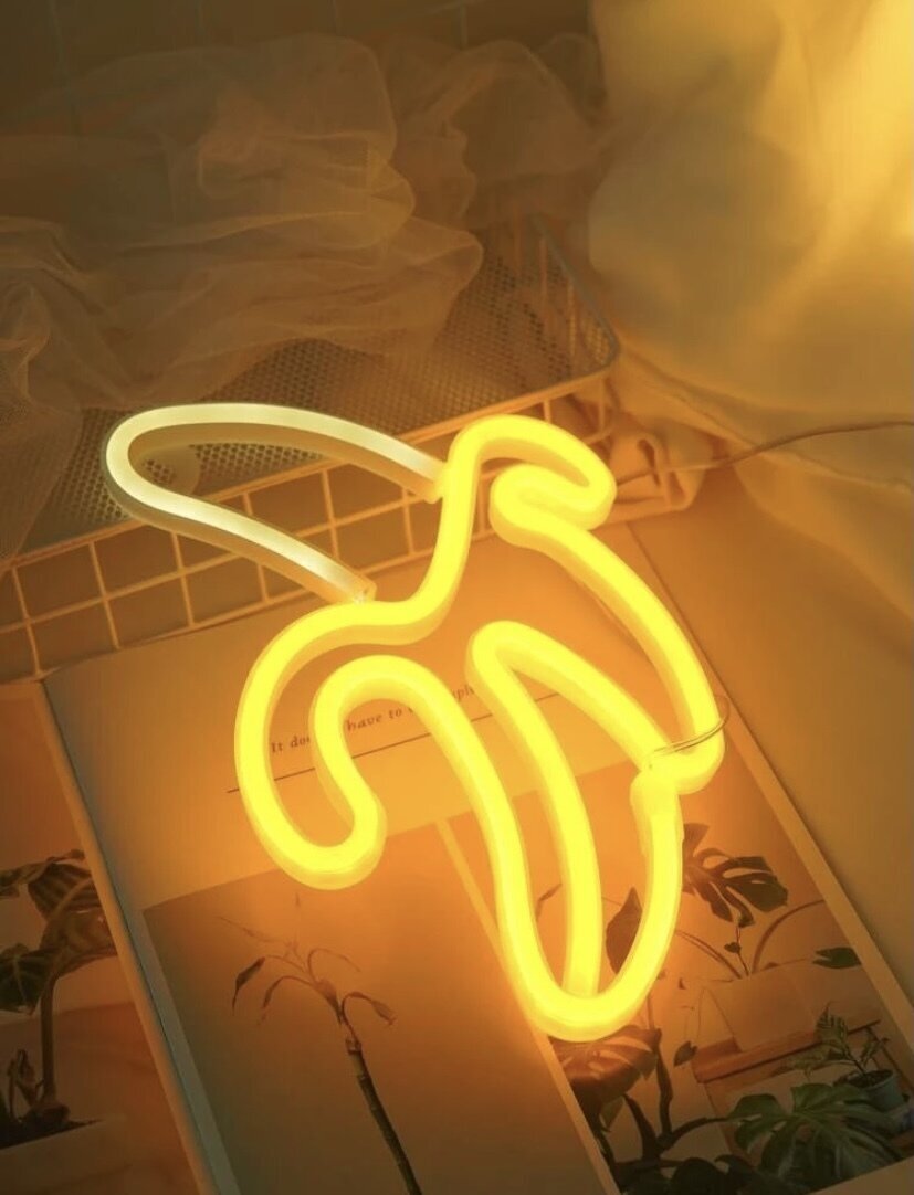 Светильник ночник настенный детский декоративный в комнату Банан - фотография № 5