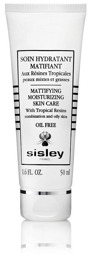 Sisley Paris Mattifying moisturizing skincare with tropical resins Крем для лица увлажняющий матирующий с тропическими смолами, 50 мл
