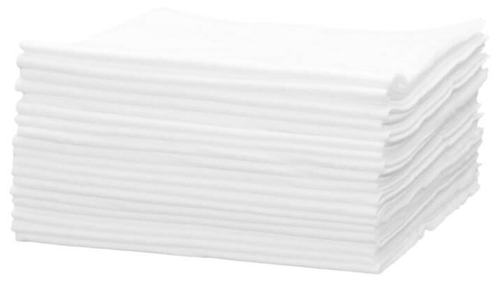 Белое полотенце Спанлейс Стандарт 30*70 см Чистовье - фото №1
