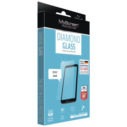 Пленка защитная lamel 3D закаленное защитное стекло MyScreen 3D Diamond Glass EA Kit White iPhone 8 .