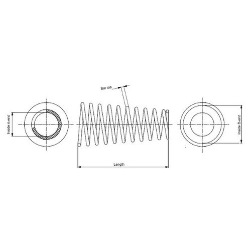 фото Пружина подвески monroe sp3704 для toyota avensis verso