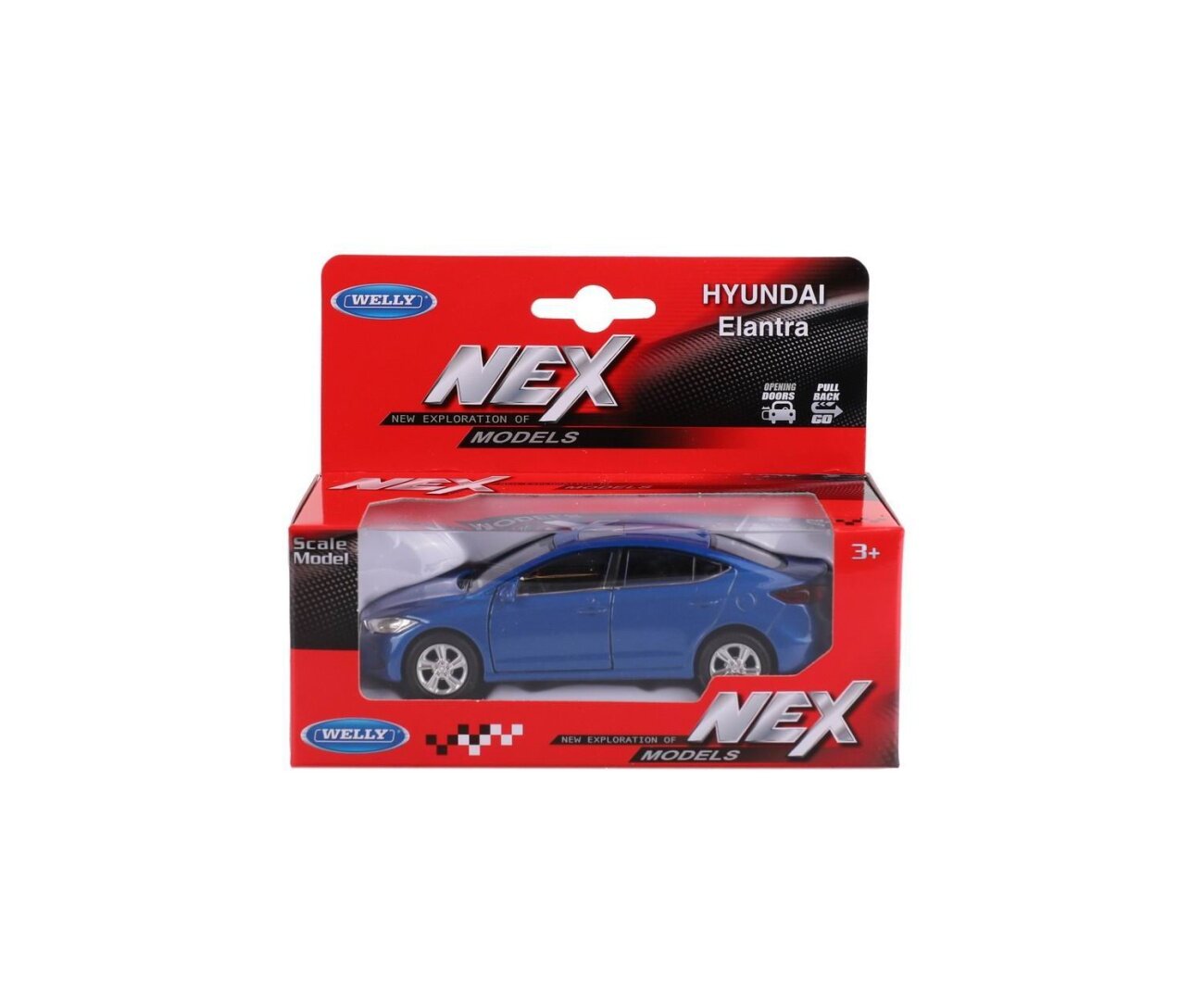 Машинка Welly 1:38 HYUNDAI ELANTRA (в асс) 43719W