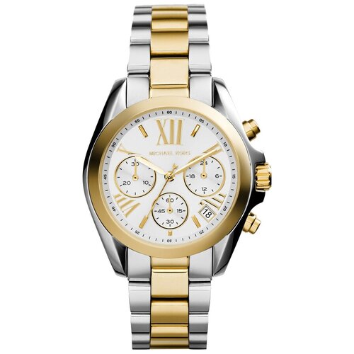 Наручные часы MICHAEL KORS Bradshaw, белый, серебряный