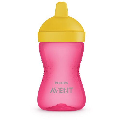 Чашка-поильник с твердым носиком PHILIPS AVENT , 18 мес+ 300мл, розовый, SCF804/04