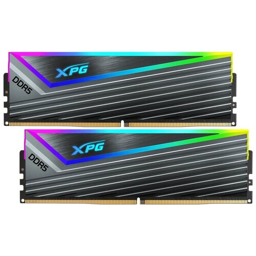 Оперативная память DDR5 ADATA 32GB (2x16GB) 6400 DIMM XPG Caster RGB ECC, CL40, 1.25V, RTL (AX5U6400C4016G-DCCARGY)