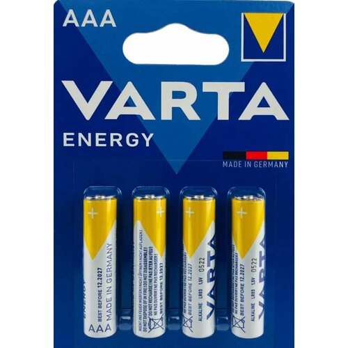 Батарейки VARTA ENERGY LR03 AAА Alkaline BL4 (4шт)