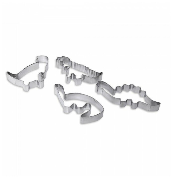 фото Форма для печенья DOSH | HOME Vela Динозавры 302011, 4 шт.