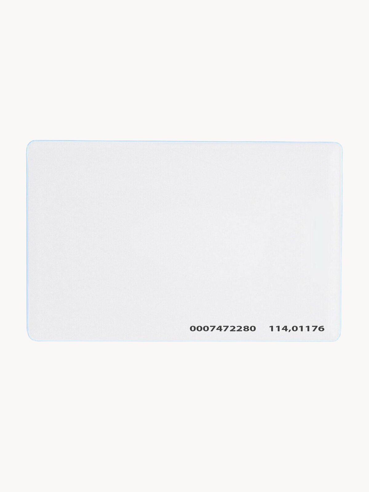 Карта доступа тонкая Em-marine 125 КГц (25шт). С кодом (идентификатор). Вносится в контроллер домофона/турникета