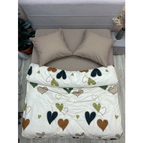 белый, зеленый, коричневый