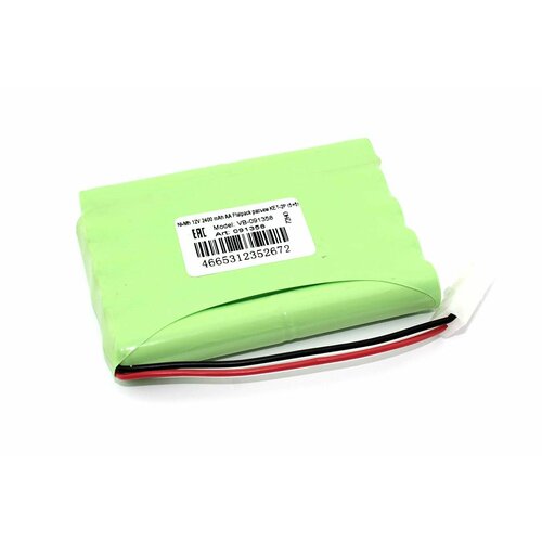 Аккумулятор Ni-Mh 12V 2400 mAh AA Flatpack разъем KET-2P (5+5)