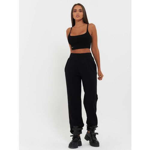 фото Брюки джоггеры little secret, размер s, черный