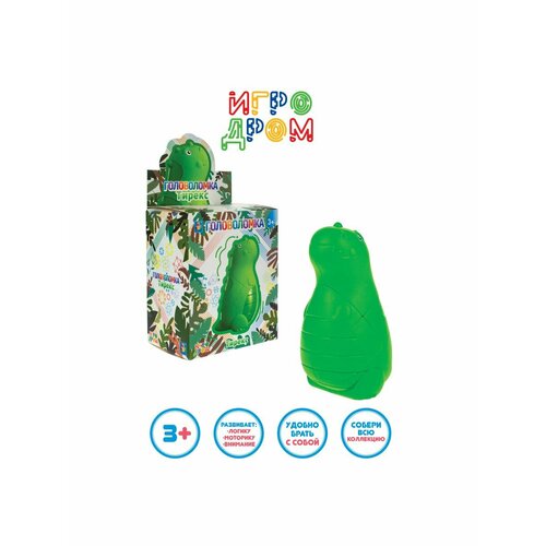 фото 1toy головоломка динозавр "тирекс", кор. 9,5*6,4*18,5см 1 toy