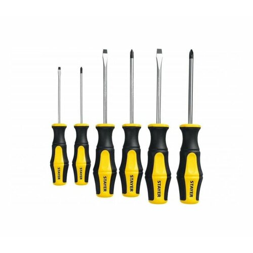 Screwdriver / Набор отверток Hercules STAYER 6 шт. 25055-H6_z04 набор отверток stayer 25055 h8 z01 8 предм желтый черный