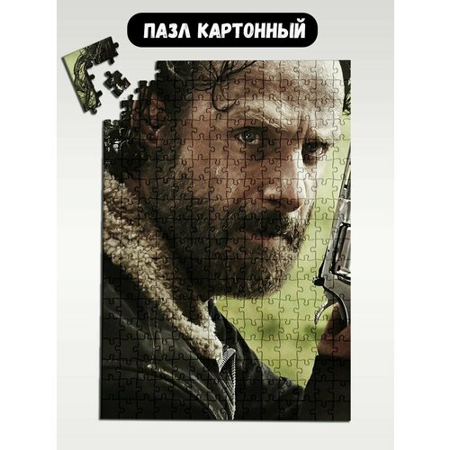 Пазл картонный 39,5х28 см, размер А3, 300 деталей, модель Сериал Walking Dead Ходячие Мертвецы - 2037 пазл картонный 39 5х28 см размер а3 300 деталей модель сериал walking dead ходячие мертвецы 6117 п