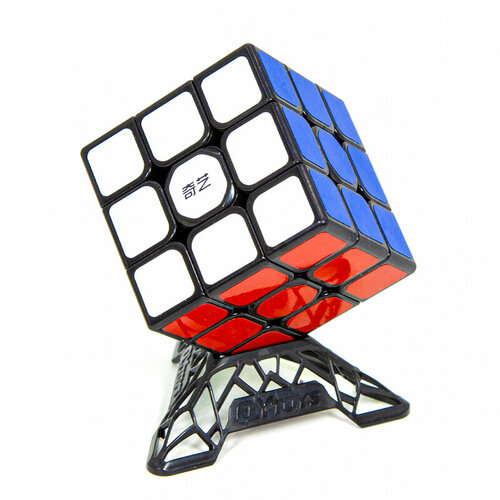 Головоломка QiYi MoFangGe MoFangGe Черный волшебный куб qiyi mofangge qihang 3x3x3 скоростной твист пазл