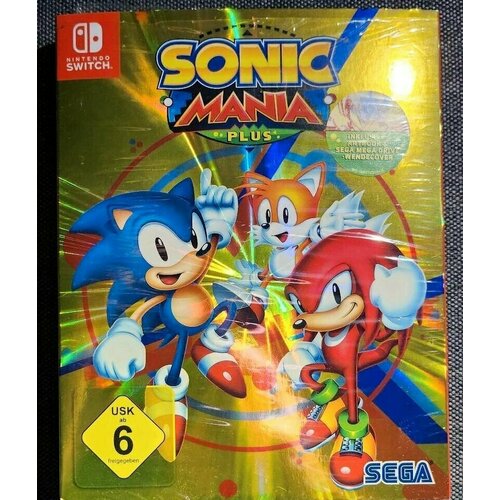 игра sonic Nintendo Switch Sonic Mania Plus (+artbook)