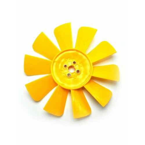 Вентилятор радиатора Газель, Соболь (10 лопастей) (желтый)