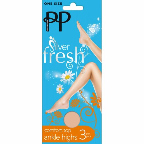 Носки Pretty Polly, 15 den, размер 35/40, серый