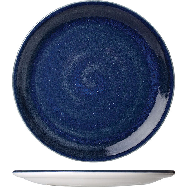 Тарелка мелкая «Везувиус», 23 см, синий, фарфор, 12010543, Steelite