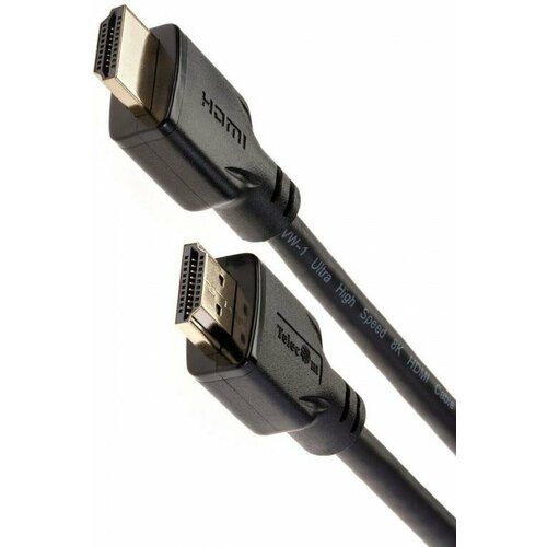 кабель hdmi 19m m ver 2 1 8k 60 hz 3m telecom Кабель HDMI 19M/M, ver. 2.1, 8K@60 Hz 2m Telecom