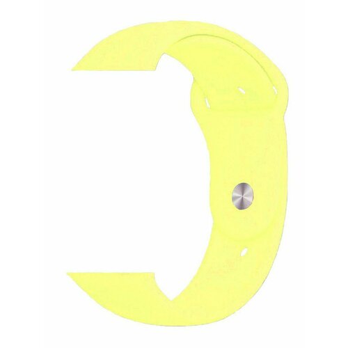 Ремешок Zibelino / ZBS-APL-42-YEL ремешок zibelino для mi band 5 silicone yellow zbs ximb5 yel