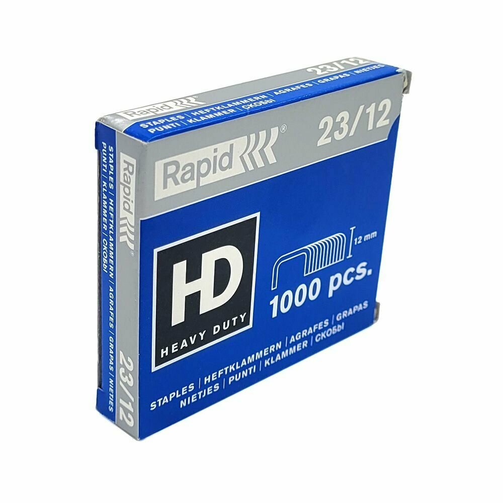 Скобы Rapid HD, 23/12, гальванизированные, 1000 штук - фотография № 4