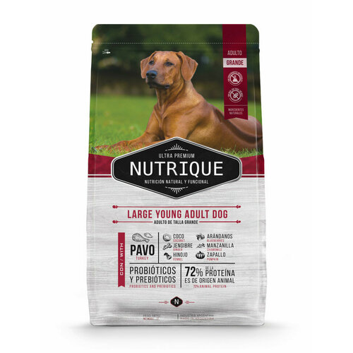 Vitalcan Nutrique Dog Adult сухой корм для взрослых собак крупных пород с индейкой - 15 кг