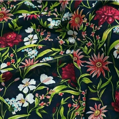 Креп-шифон (1м) ткань для шитья