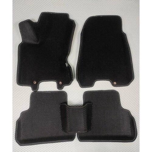 Автомобильные коврики ева с бортами в салон Nissan X-trail t31