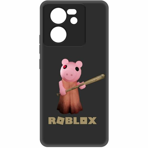 Чехол-накладка Krutoff Soft Case Roblox-Пигги для Xiaomi 13T Pro черный чехол накладка krutoff soft case roblox пигги для xiaomi 12t черный