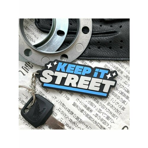 Брелок Resource Stickers для ключей JDM / Resource Stickers, гладкая фактура, голубой стикерпак japan street