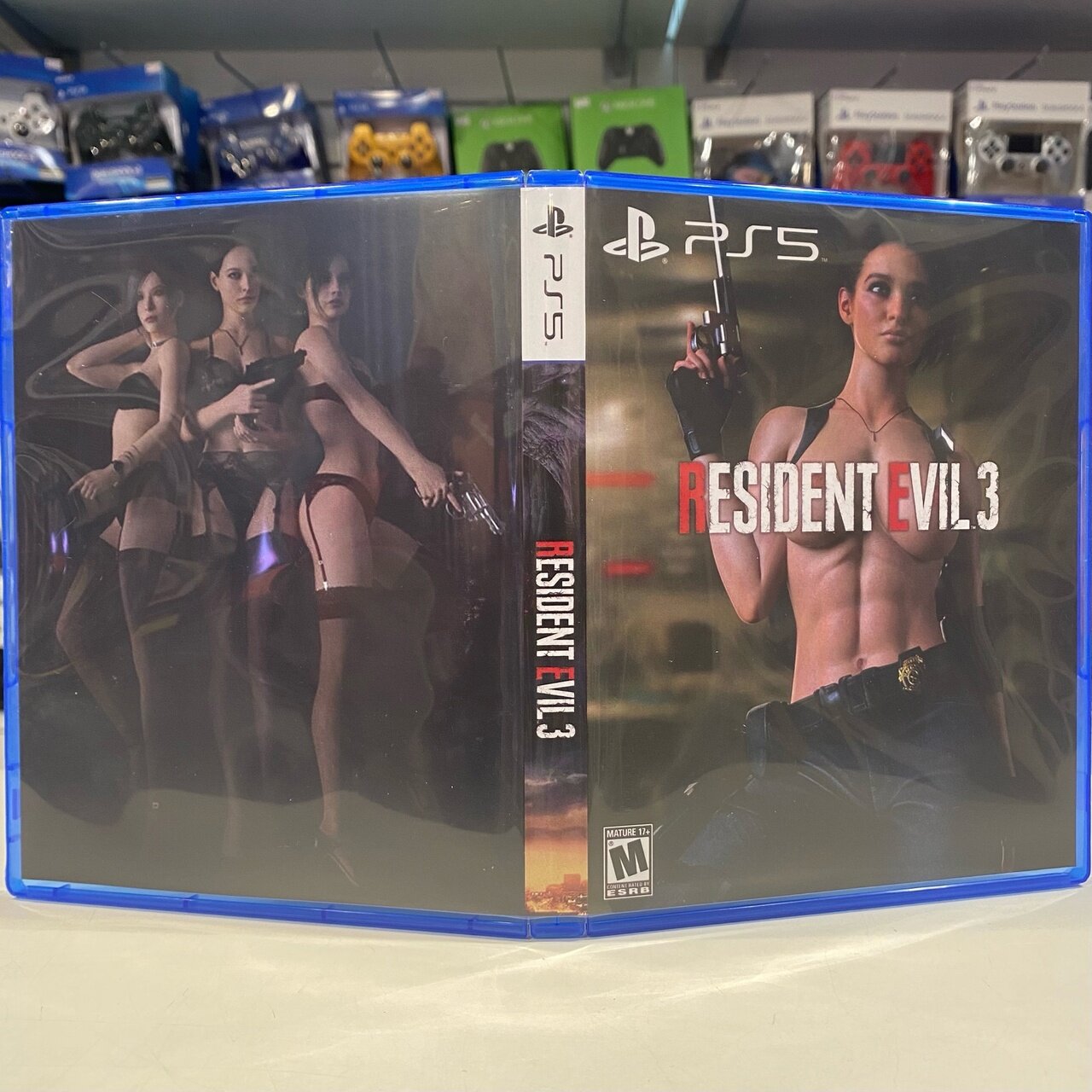 Эксклюзивная обложка PS4 для Resident evil 3 №1