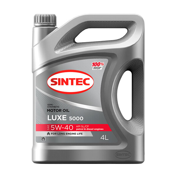 SINTEC Масло Моторное Sintec Luxe 5000 5W-40 Sl/Cf 4Л