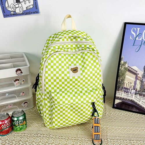 фото Рюкзак детский и молодежный шахматный, для школы и учебы, на работу и на прогулку, в отдых и путешествие, для мальчиков и девочек2 bags-art