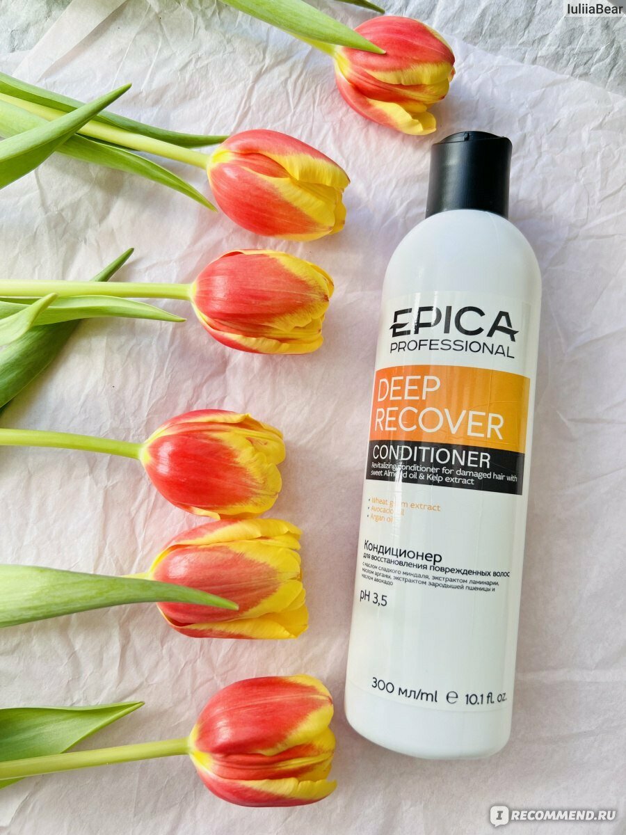 EPICA Professional Deep Recover Кондиционер с маслом сладкого миндаля и экстрактом ламинарии 300мл