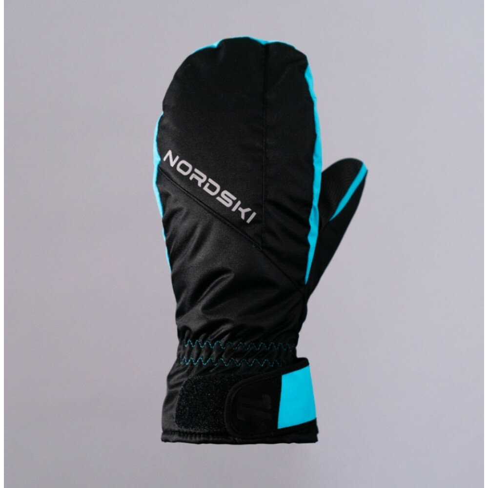 Варежки NordSki ARCTIC MEMBRANE NSW230780 black/aquamarine женский (M)