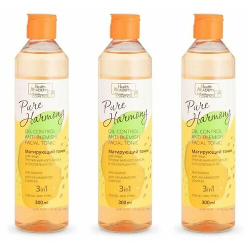 Vilsen Тоник для лица Pure Harmony, матирующий против жирного блеска, 300 мл, 3 шт