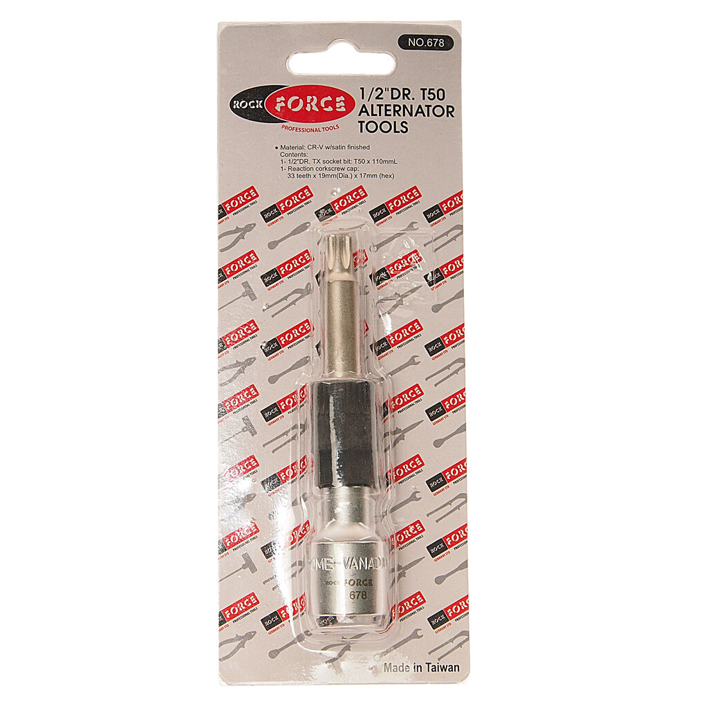 Ключ генератора 1/2" TORX T50 (MERCEDES А-class) ROCKFORCE