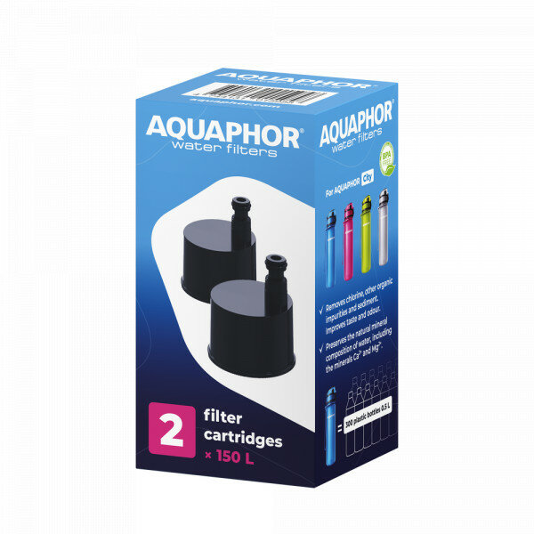 Катридж для фильтра-бутылки AQUAPHOR City – комплект из 2 штук