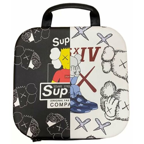 Сумка для Nintendo Switch Storage Bag Kaws Sesame Street чехол сумка для nintendo switch и switch oled с принтами для консоли и аксессуаров принт 4