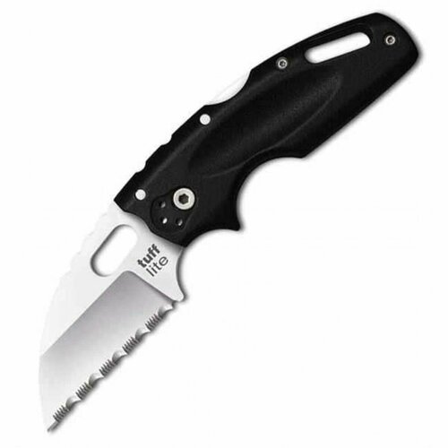 Нож складной Cold Steel Tuff Lite, Serrated Edge маленький складной нож cold steel mini tuff lite plain edge black 20mt