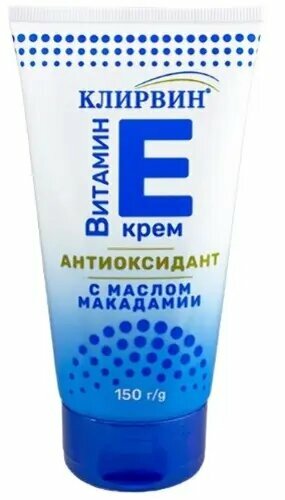 Клирвин крем антиоксидантный с витамином е и маслом макадамии 150 гр 3уп