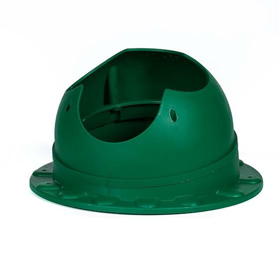 Проходной элемент для плоской кровли Krovent Base-VT Seam 110, RAL 6005 зеленый