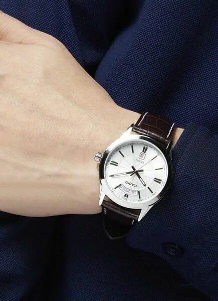 Наручные часы CASIO, черный, серебряный — фото 1