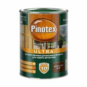 Влагостойкая лазурь Pinotex Ultra 1л орегон