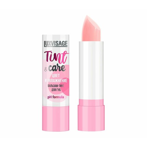 фото Бальзам-тинт для губ luxvisage tint & care ph formula тон 01 розовый